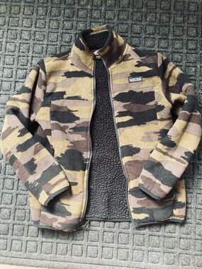 Pacific Trail Kids Camo Puffer Jacket - Olive, Brown, Black